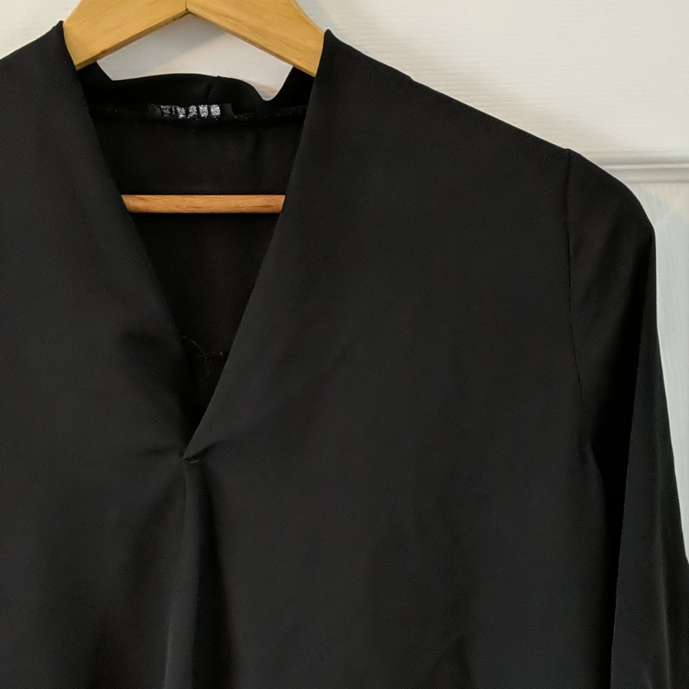 High low wrap front top
